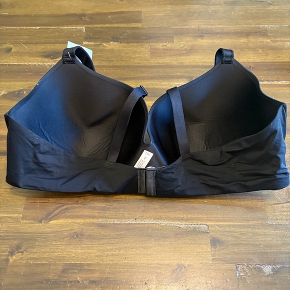 Auden Balconette Bra Black 46C Lightly Lined Demi Coverage Underwire Bra - Picture 7 of 7